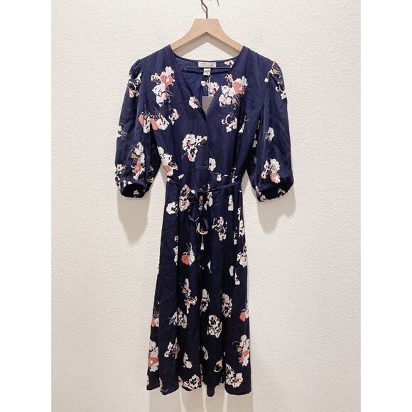 Nordstrom Signature Button From Silk Dress - Picture 9 of 12